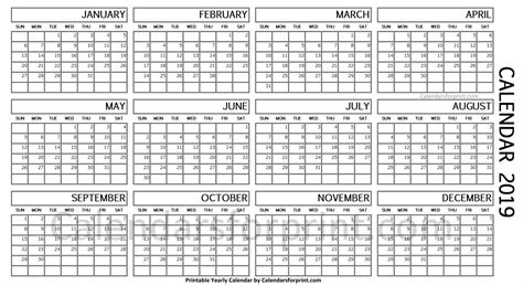 whole year calendar on one page|printable 1 page calendar.